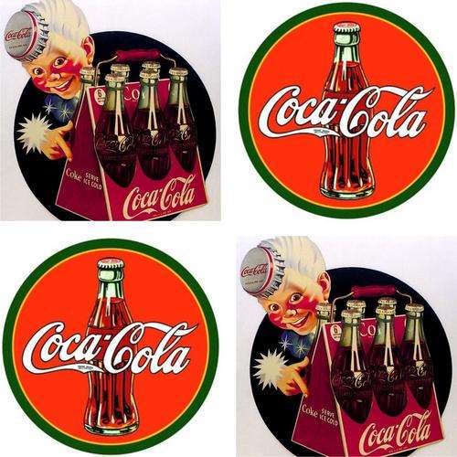 Coca Cola Magnetic Coaster Set (4 pc)