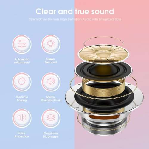 ONIKUMA X15 PRO RGB Light Double-Head Beam Noise Cancelling Microphone Gaming Headphones