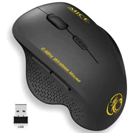 iMICE G6 2.4GHz Adjustable 1600DPI Silent Wireless Office Mouse
