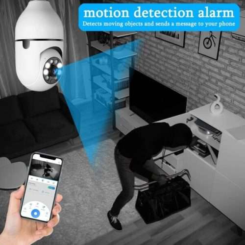 Wifi 360° Bulb Panaromic Camera YCC365 Plus App