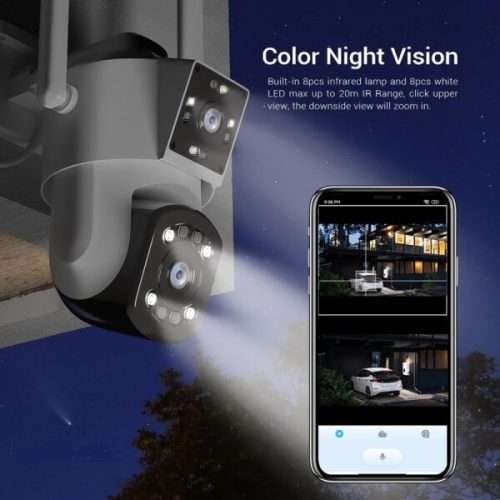 Wifi Dual Surveillance Camera iCam365 App