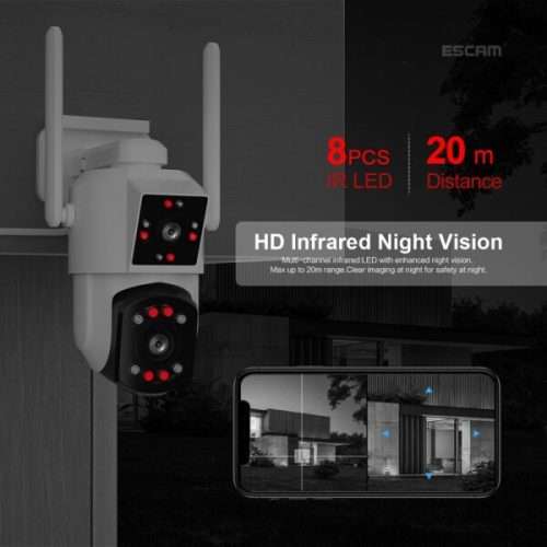 Wifi Dual Surveillance Camera iCam365 App