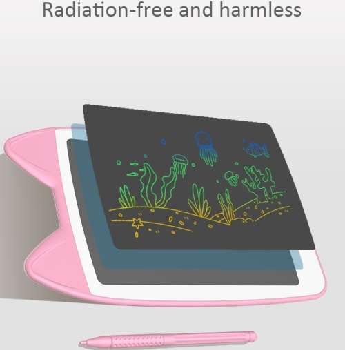 Kids Cat Ear Writing/Drawing Tablet With Stylus 10