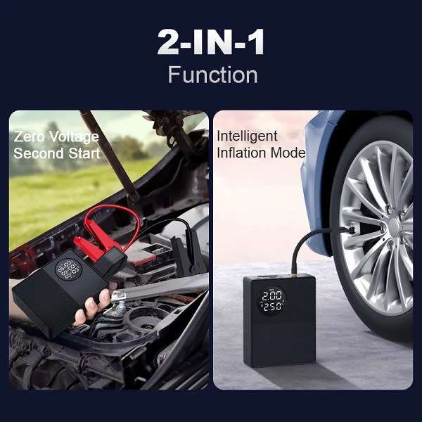 Wolulu AS-50961 1000A 12V Emergency Tyre Air Pump