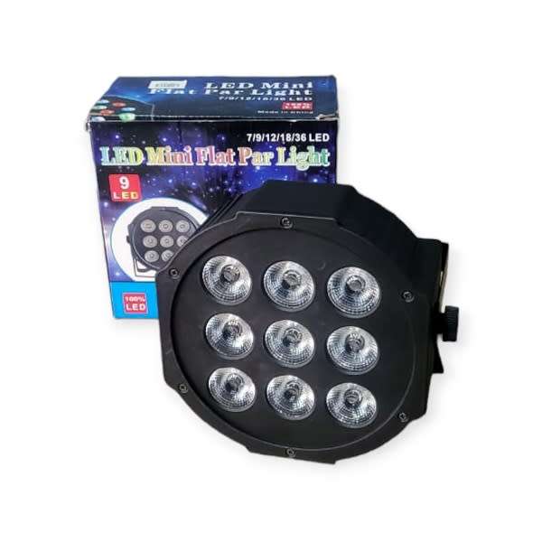 RGB Flat PAR Stage Light 9LED