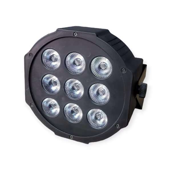 RGB Flat PAR Stage Light 9LED
