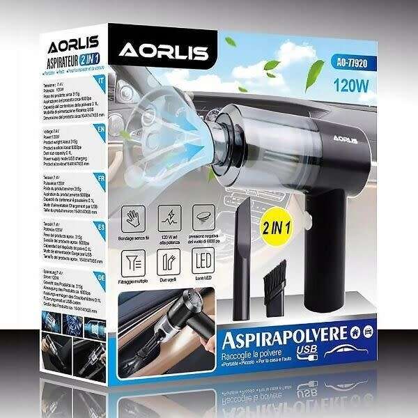 USB Rechargeable Vacuum Cleaner 120W
