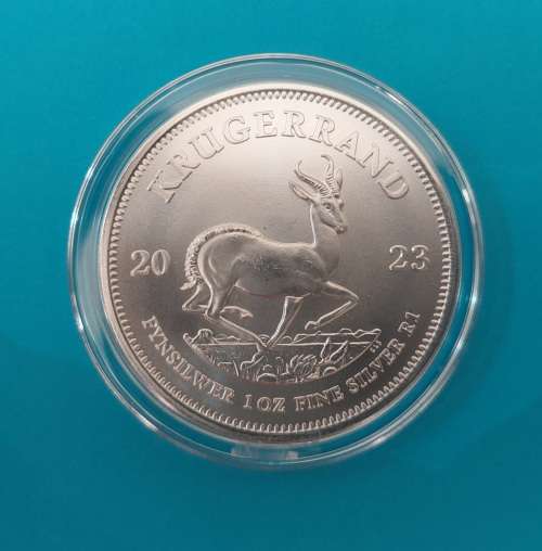 1/Oz Fine silver Kruger Rand!!! 2023 Brand new Silver Bullion