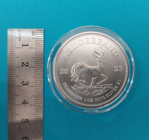 1/Oz Fine silver Kruger Rand!!! 2023 Brand new Silver Bullion