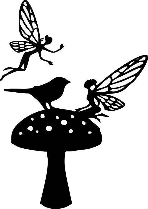 ## VINYL WALL ART FAIRIES ##