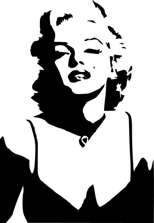 ## VINYL WALL ART  MARILYN ##