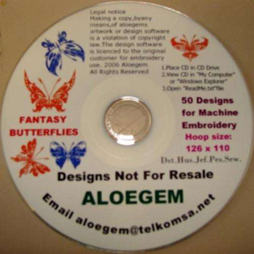## Fantasy Butterfly Embroidery designs ##