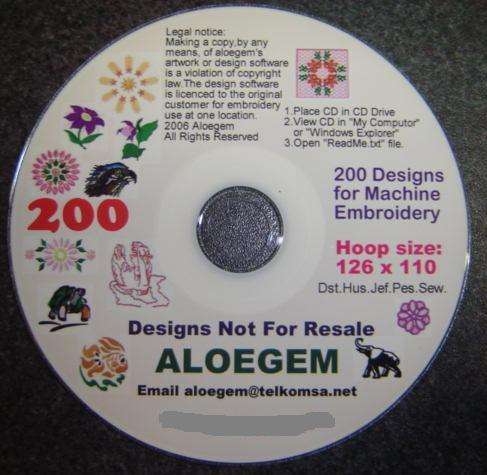 ## 200 Embroidery designs ##
