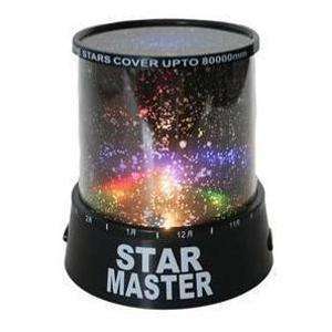 Black Amazing Sky Star Beauty Light Design LED Bedroom Night Lamp