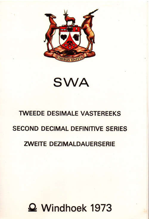 Album Clearance South West Africa 1973 2nd (second) Decimal Definitive Series FDC
