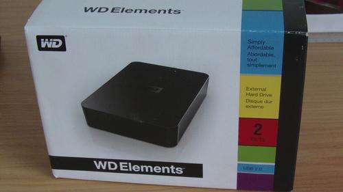 2 TB Western Digital Removable Harddrive