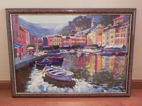 Framed Boat Picture