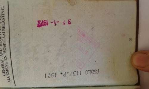 Pass Book (Dompas) Apartheid Policing Era