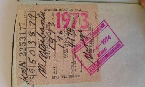 Pass Book (Dompas) Apartheid Policing Era