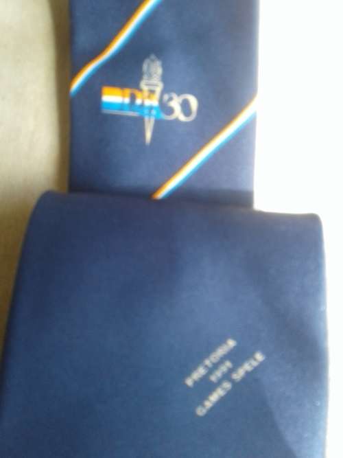 Rugby Tie Pretoria Games 30 Years