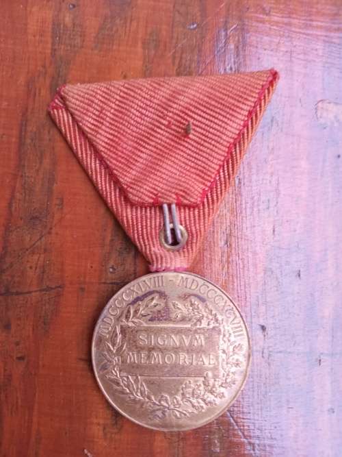 An 1898 Austrian Commemorative Medal `Signvm Memoriae`