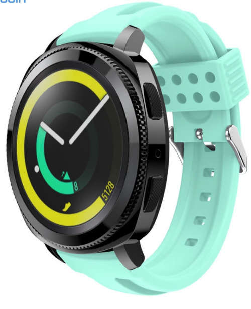 Samsung gear sport soft silicone watch strap (Turquoise) plus screen protector