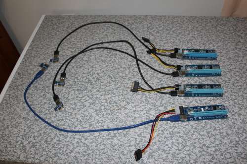 Ver 006C PCI-e riser card with 60cm cable