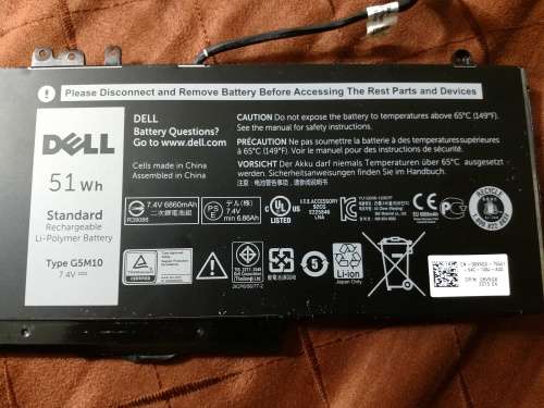 Dell G5M10 Battery for Dell Latitude E3550 E5450 E5550