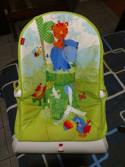 FISHER PRICE-RAINFOREST FRIENDS COMFORT CURVE BOUNCER