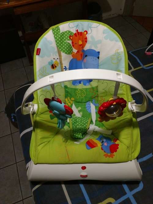 FISHER PRICE-RAINFOREST FRIENDS COMFORT CURVE BOUNCER