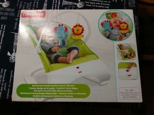 FISHER PRICE-RAINFOREST FRIENDS COMFORT CURVE BOUNCER