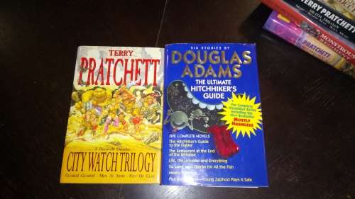 Terry Pratchett and Douglas Adams