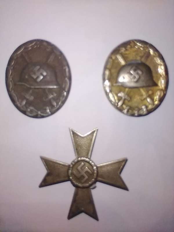 Set of 3 - 3rd Reich War Medals