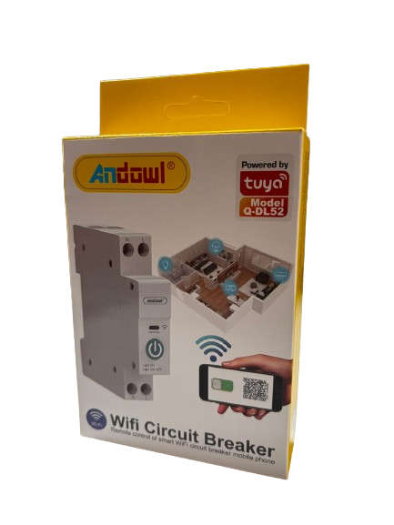 63A WiFi Circuit Breaker Works With Google Assistand and Amazon Alexa