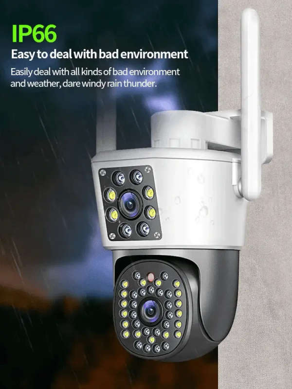Jortan Gun Ball Linkage WiFi Dual Camera