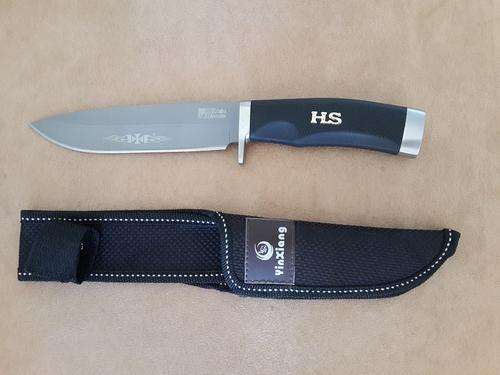 HS A319 TACTICAL KNIFE - Nylon Pouch - SOLID 250mm Length - Titanium Coated Blade -