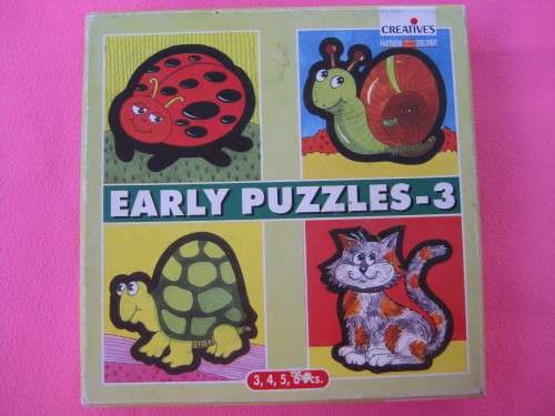 Early puzzles - 3   Simple Jigsaw puzzles.