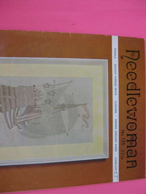 "Needlewoman No. 135"  Soft cover.  Center pull-out pattern intact.