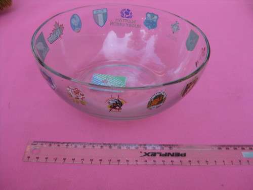 1995 Rugby Official Glass Bowl - secondhand.