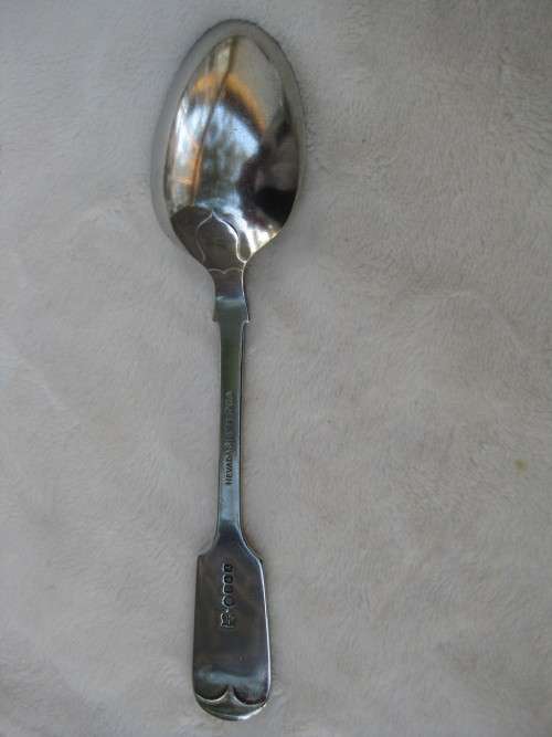 Nevada Silver D&A Spoon.  Hallmarks.