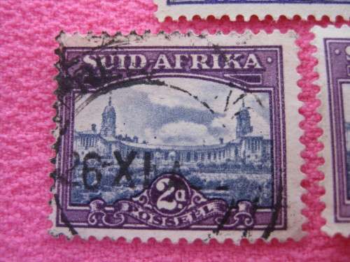 STAMP 1d Union of South Africa buildings early