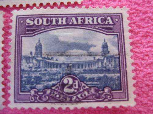 STAMP 1d Union of South Africa buildings early