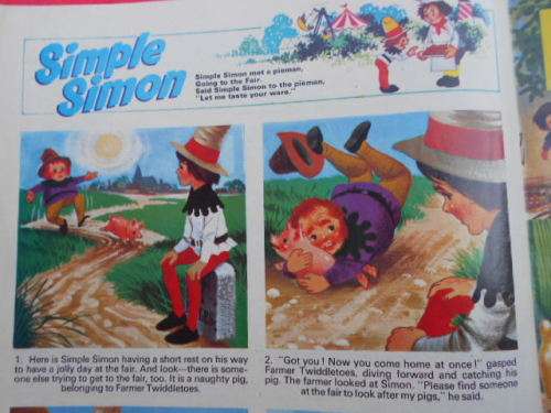 "Hey diddle diddle" children's magazine.
