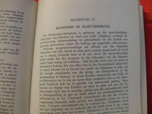 1960  `Kleuterskool - Handboek  Nursery School Hand Book`  Hard cover