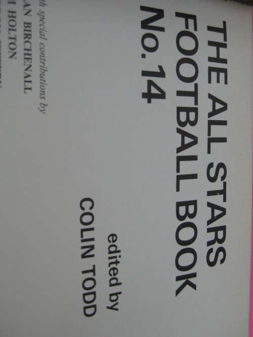 `All Stars Football Book 1975` Hard cover