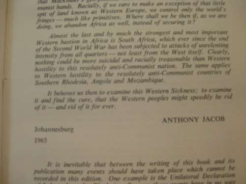 `White Man Think Again`  Hard cover  A Jacob