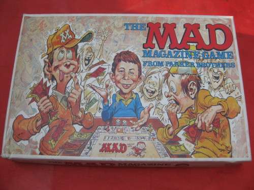 Mad magazine Board Game.  2 to 4 Players. Ages 8 to Adult