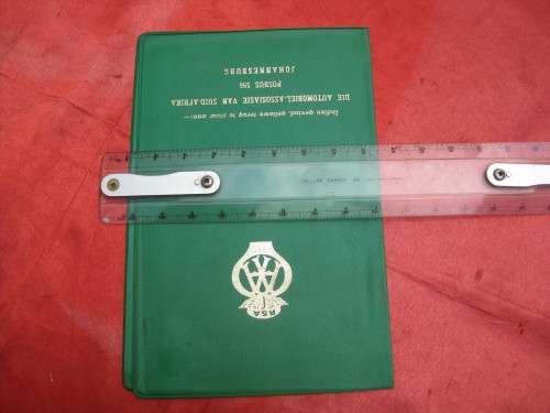 RSA AA The Automobile Association of South Africa plastic cover