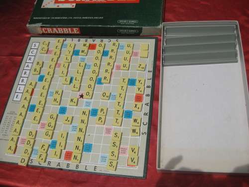 Scrabble Game.  Complete with all the tiles.