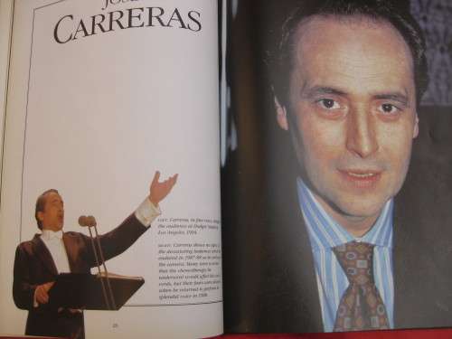 `The World`s Greatest Tenors.  Carreras, Domingo and Pavarotti`  Hard cover.